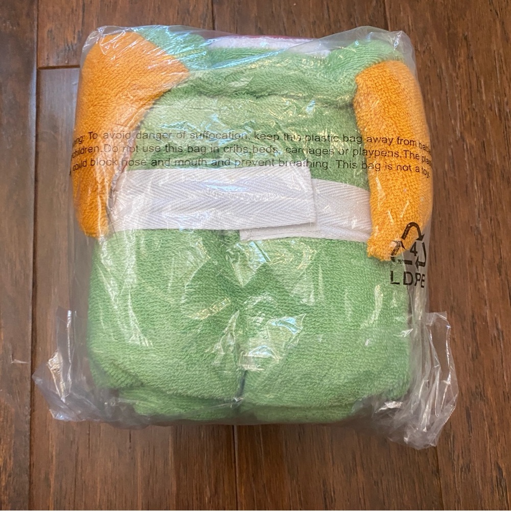 NWT Jumping Beans Hooded Bath Wrap - One Eyed Monster